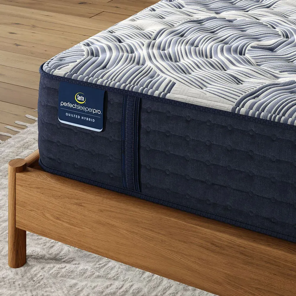 Pillow-top mattress on a platform base